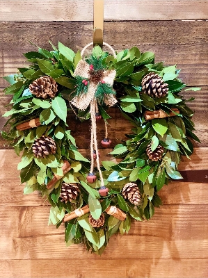 Christmas Heart Wreath