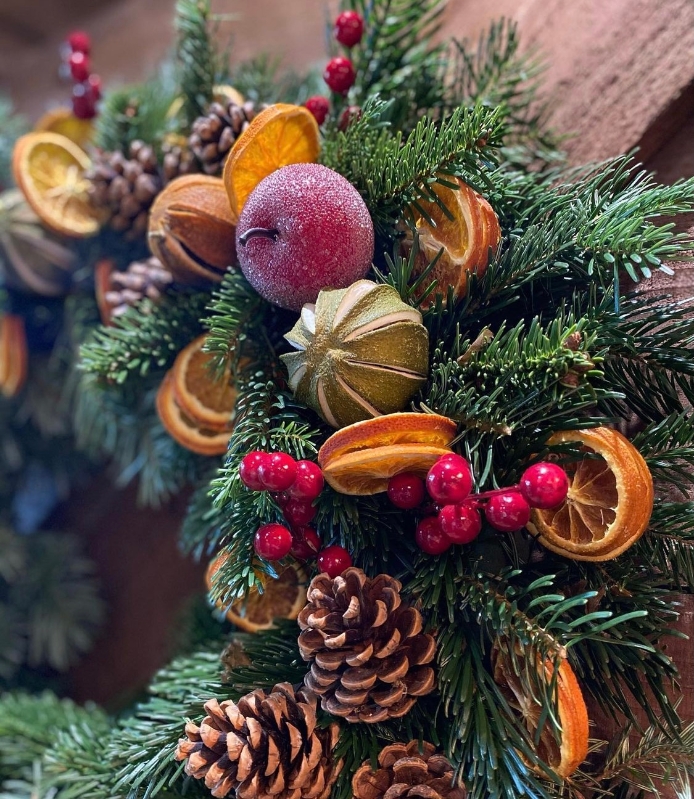 Mulled spice large wreath