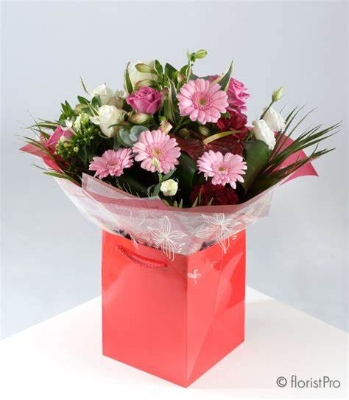 Pink Bag Bouquet