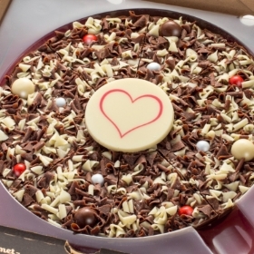 Chocolate pizza