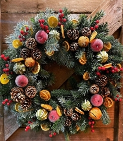 Mulled spice large wreath