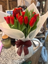 Valentines tulips